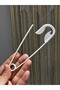 Trendy Safety Pin Model Colorful Hair Clip - Metal Side Clip - 3