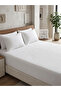 100% Cotton Satin Double Seersucker Elastic Bed Sheet Set - 83 Thread Count - White - 2