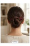 Trendy Safety Pin Model Colorful Hair Clip - Metal Side Clip