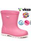 Mellow Furry Pvc Water Boots Rain Boots Orthopedic Children's Boots Pink