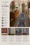 Decorative Carpet Non-Slip Base Stain-Resistant Washable Rug Custom Size Living Room Carpet 5014 - 7