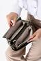 Wonderful Buckle-Detail Hand-Hold and Crossbody Bag Black - 2
