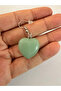 Aventurine Heart Natural Stone Earrings - 3