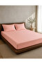 King Size Double Elastic Sheet Set 180X200 cm + 2 Pieces 50X70 cm Zippered Pillowcases - 2