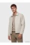 Lcw Vision Beige Loose Fit Suede Look Men's Jacket
