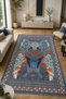 Decorative Carpet Non-Slip Base Stain-Resistant Washable Rug Custom Size Living Room Carpet 5014 - 2