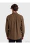 Lcw Vision Brown Regular Fit 100% Linen Men's Shirt - 4