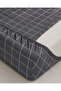 King Size Double Elastic Sheet Set 180X200 cm + 2 Pieces 50X70 cm Zippered Pillowcases - 4