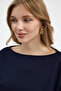 Women's Standard Size Balloon Sleeve Bluz - 4