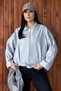 New Season Women's Oversize Belted Bomber Seasonal Jacket - 2