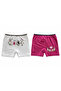 Girl's 3-Piece Boxer Briefs Set 95% Cotton Patterned Colorful Underwear - 2