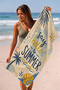 Beach Towel 70X140Cm Pool Spa Sauna Sports Cotton Absorbent Say Hello to Summer