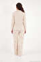 Teddy Bear Patterned Elastic Waist Long Sleeve Pajama Set Women's Pajama Set 6575023 - 7