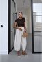 Ecru Street High Waist Balloon Jeans - 3