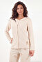 Teddy Bear Patterned Elastic Waist Long Sleeve Pajama Set Women's Pajama Set 6575023 - 5