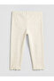 Nevavm Girl's Printed Ribbed Capri Leggings with a Difference - 3