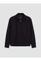 Lcw Vision Black Relax Fit Velvet Collar Men's Jacket - 5