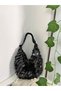 Luxury Sequined Design Handmade Sequin Evening Dress Clutch Bag - Black Sparkle Collection - 8