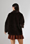 Women's Very Stylish Soft Textured Baby Collar Jacket - 8