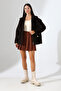 Women's Very Stylish Soft Textured Baby Collar Jacket - 2