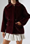 Women's Very Stylish Soft Textured Baby Collar Jacket - 6