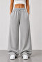 3-Piece Women's Sweatpants Black Gray Navy Blue Wide Leg Comfortable Cut - 6