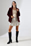 Women's Very Stylish Soft Textured Baby Collar Jacket - 4