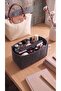 Six Compartment Clutch Cantali Organizer Smoky Color 28 X 15 X 12 Dimensions (Length X Height X Width)