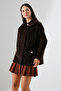 Women's Very Stylish Soft Textured Baby Collar Jacket - 4