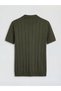 Esvab • Modern & Distinctive Devrik Roba Collar Striped Men's Knitwear T-Shirt - 7