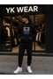 Unisex Tokyo Street Style Oversize Hooded Sweatshirt Tracksuit Top and Bottom Set
