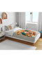 Dragon Colorful Patterned 3D Digital Printed Single Boy's Duvet Cover Set Without Sheets - 3