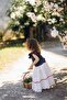 Girl's Blouse and Scallop Long Skirt 2-Piece Set - 8