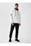Lcw Eco White Printed Men's Hoodie - 2