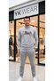 Unisex Rome Italy Printed Crew Neck Cotton Sweatshirt Tracksuit Combination Set