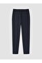 Southblue Navy Blue Regular Fit Dobby Men's Trousers - 6