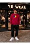 Unisex Romania Printed Oversize Fit Cotton Crew Neck Sweatshirt Set