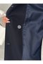 Women's Belted Double-Breasted Long Trench Coat - 8