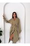 Women's Belted Double Button Long Trench Coat - 4