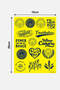 Sticker Set Yellow Navy Blue - Licensed Original - 2