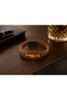 Armandé Goldline Three-Row Leather Men's Bracelet with Gold Tone Detail and Special Box - 3