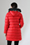 Women's Slim Fit Fur Hooded Coat - 8