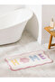 Two Mt Shop Quality Home Printed Plush Bath Mat 50X80 cm