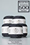 Titanium Gray, Twisted Bamboo Cotton Knitting Yarn Set (Total 500 Gr.)