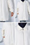 Stylish Zippered Hijab Cardigan - 5