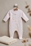Baby Girl Romper 100% Cotton Front Snap Closure with Booties Duck and Rainbow Pattern Seasonal Romper 0-6 Months