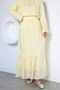 Lined Hijab Skirt with Elastic Waist