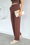 Women's Pleated Pipe Leg Pants - 3