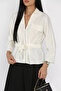 Women's Zippered Belted Shirt - 2
