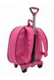 Girl's Kindergarten Nursery Wheeled Backpack Embossed Eva Colorful Printed Wheeled School Bag - 3